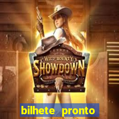 bilhete pronto futebol hoje